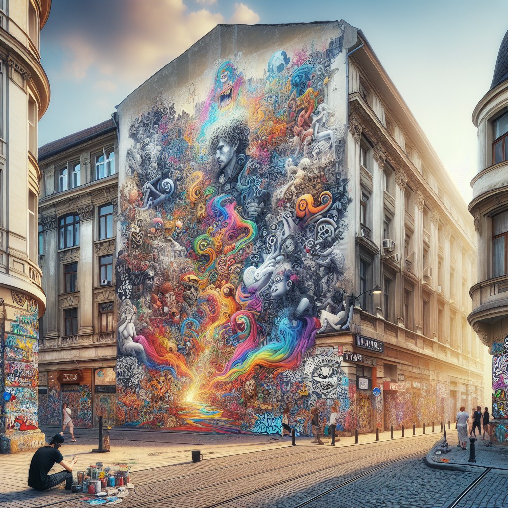 Graffiti București: arta urbană ce transformă străzile capitalei 2 Graffiti București: arta urbană ce transformă străzile capitalei